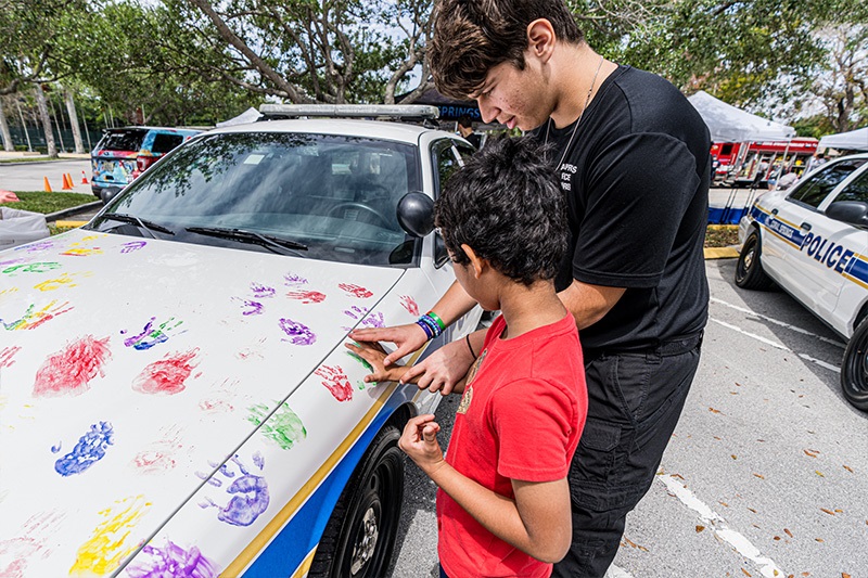 Touch a Truck Kid Paint Car